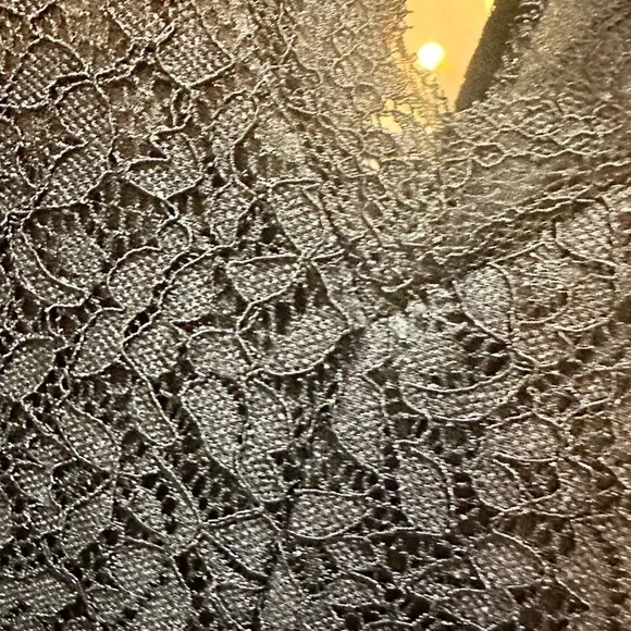 Torrid Black Jumpsuit Lace Sleeves NWT Size 22 - Picture 4 of 9